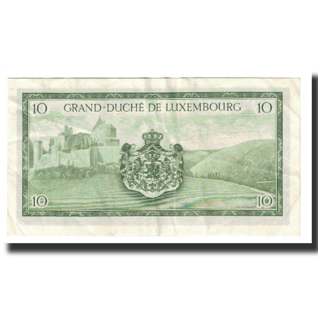 Billete, 10 Francs, Luxemburgo, KM:48a, MBC