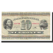 Banknote, Denmark, 10 Kroner, 1936, 1936-04-07, KM:44a, EF(40-45)