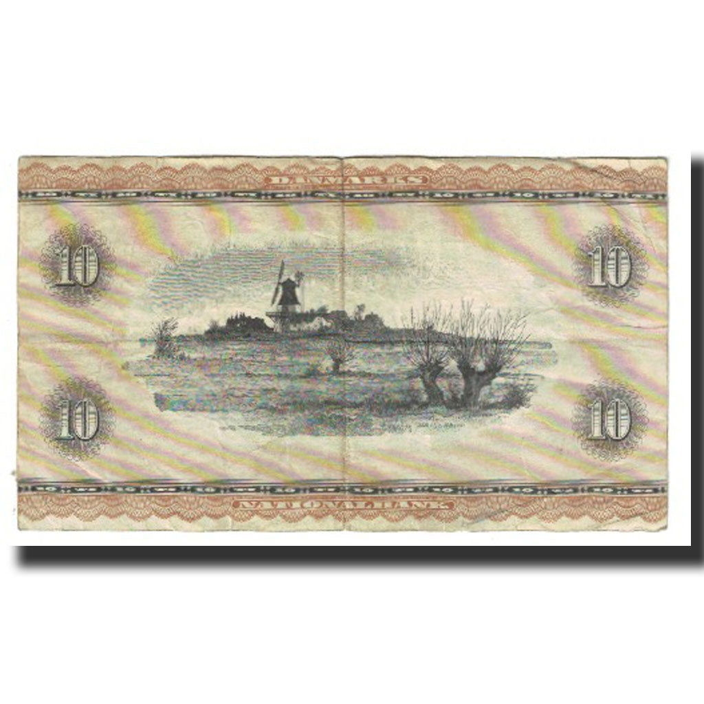 Banknote, Denmark, 10 Kroner, 1936, 1936-04-07, KM:44a, EF(40-45)
