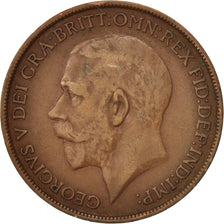 Great Britain, George V, Penny, 1911, EF(40-45), Bronze, KM:810