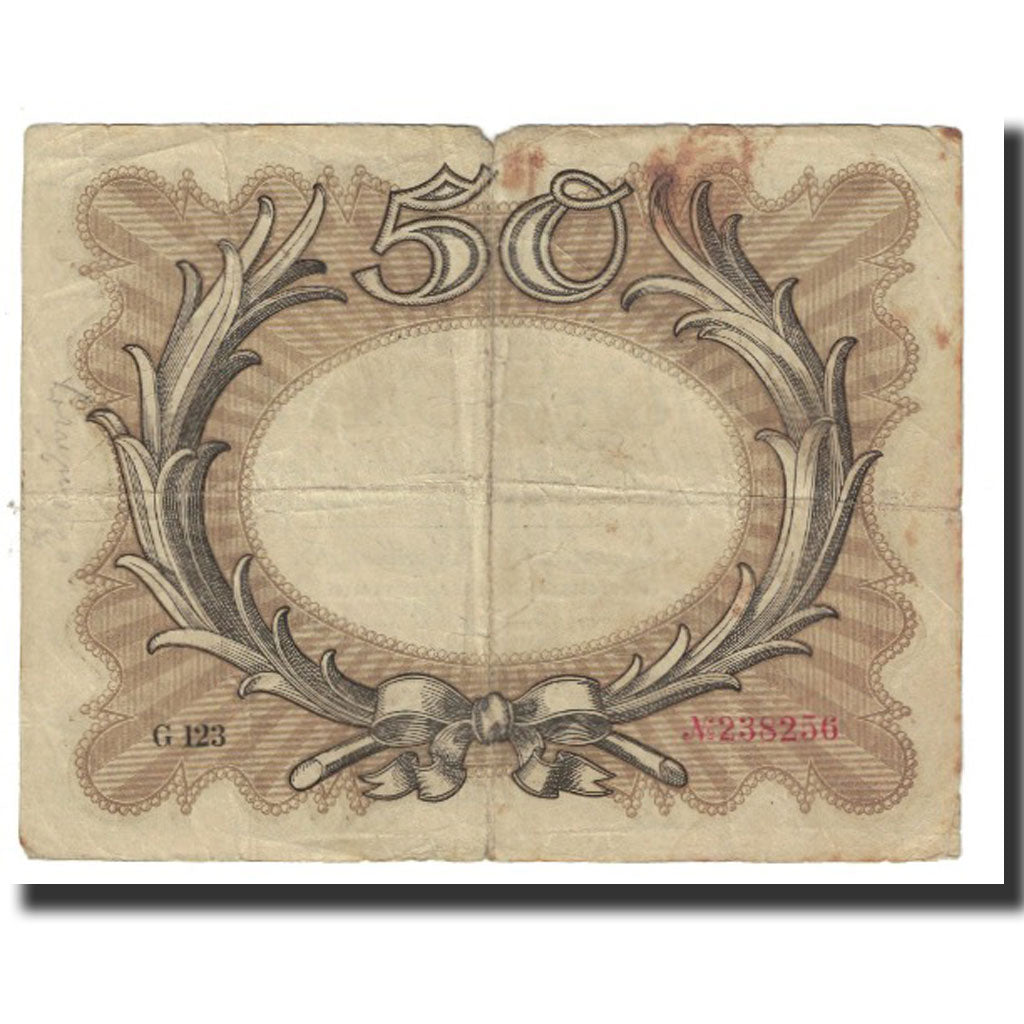 Banknote, Germany, 50 Mark, 1918, 1918-11-30, KM:65, VF(20-25)