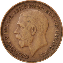 Great Britain, George V, Penny, 1916, EF(40-45), Bronze, KM:810
