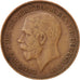 Great Britain, George V, Penny, 1916, EF(40-45), Bronze, KM:810