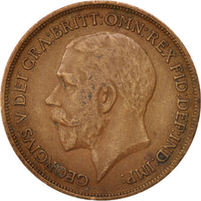 Great Britain, George V, Penny, 1916, EF(40-45), Bronze, KM:810