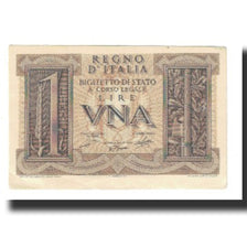 Geldschein, Italien, 1 Lira, KM:26, SS