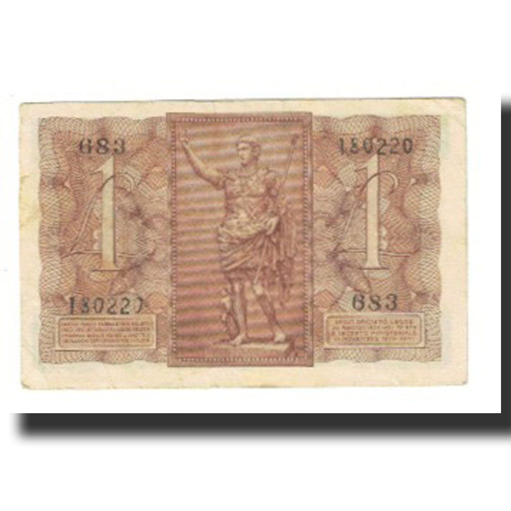 Banconote, Italia, 1 Lira, KM:26, BB