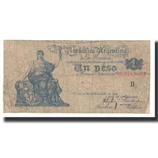 Banknote, Argentina, 1 Peso, 1897, 1897-09-20, KM:243b, VF(20-25)