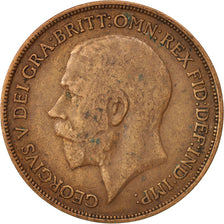 Great Britain, George V, Penny, 1915, EF(40-45), Bronze, KM:810