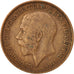 Great Britain, George V, Penny, 1915, EF(40-45), Bronze, KM:810