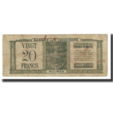 Biljet, Nieuw -Caledonië, 20 Francs, KM:49, TB