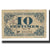 França, Lille, 10 Centimes, 1917, Bon Communal, EF(40-45), Pirot:59-1632