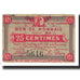 France, Roubaix et Tourcoing, 25 Centimes, VF(20-25), Pirot:59-2049