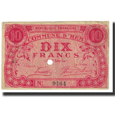 France, Hem, 10 Francs, VF(20-25)