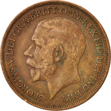 Great Britain, George V, Penny, 1914, EF(40-45), Bronze, KM:810