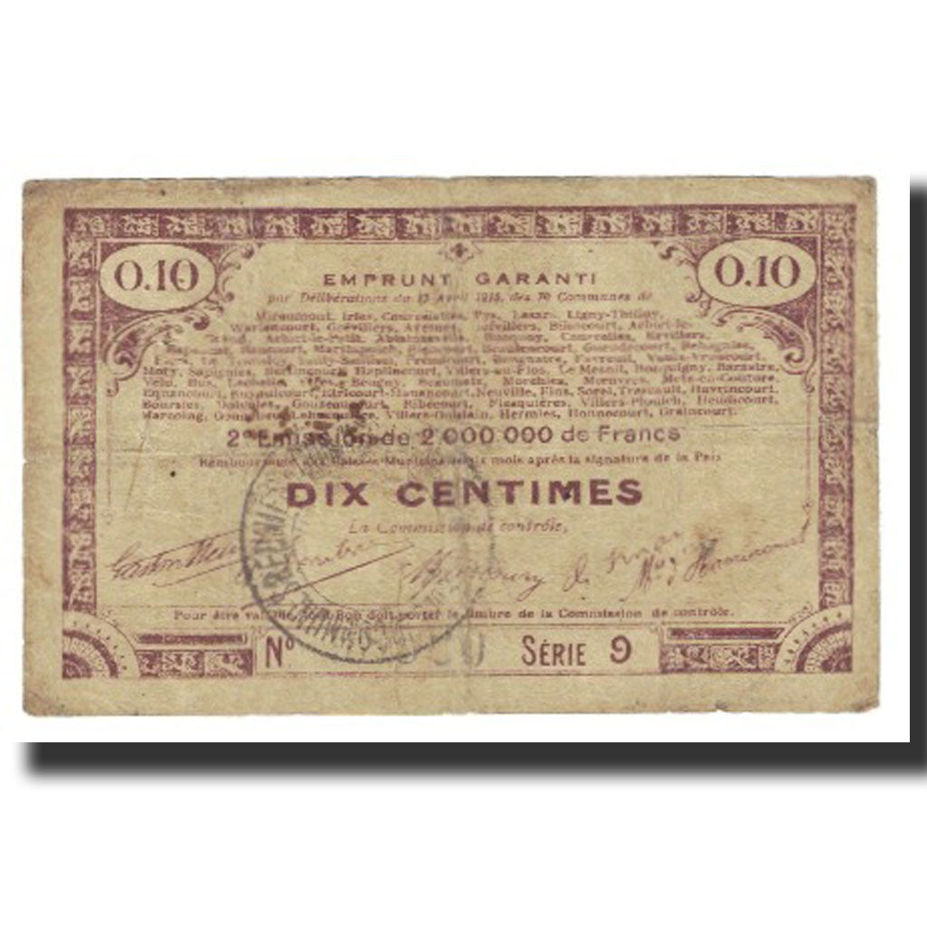 France, 10 Centimes, 1915, 1915-04-23, VF(20-25)