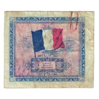 France, 10 Francs, Flag/France, 1944, EF(40-45), Fayette:VF18.01, KM:116a