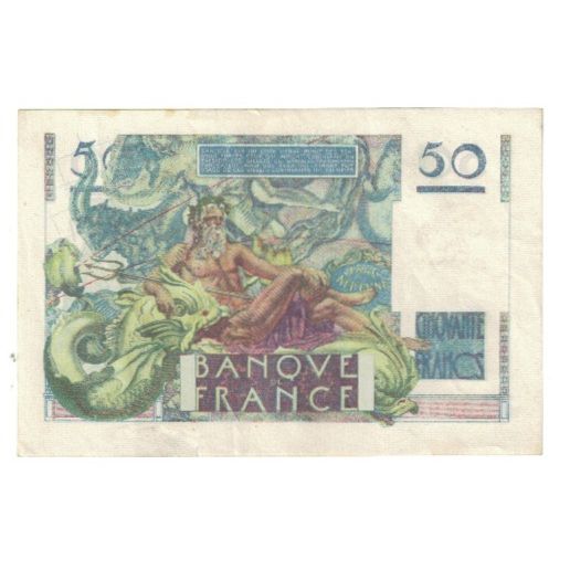 France, 50 Francs, Le Verrier, 1949, P. Rousseau and R. Favre-Gilly, 1949-11-03