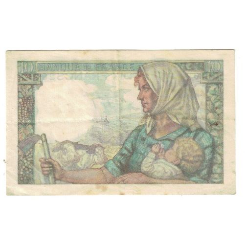 France, 10 Francs, Mineur, 1947, P. Rousseau and R. Favre-Gilly, 1947-01-09