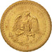 Mexico, 2-1/2 Pesos, 1945, Mexico City, AU(55-58), Gold, KM:463