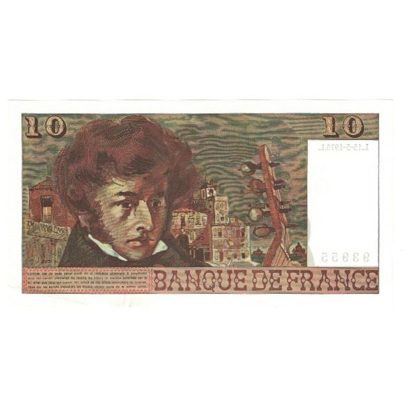 Frankreich, 10 Francs, Berlioz, 1975, P. A.Strohl-G.Bouchet-J.J.Tronche