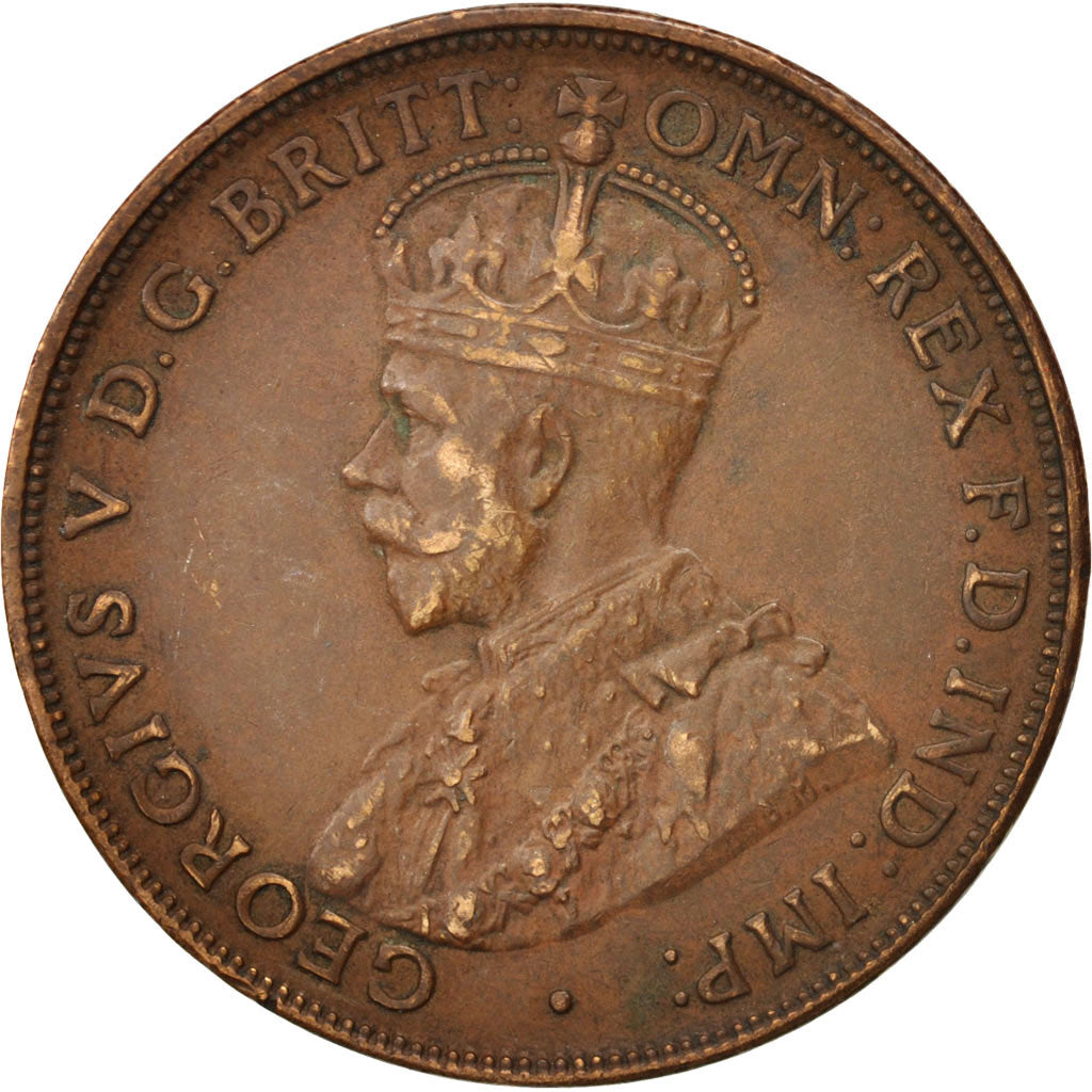 Australia, George V, Penny, 1920, EF(40-45), Bronze, KM:23