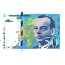 França, 50 Francs, St Exupéry, 1999, D.Bruneel-J.Bonnardin-Y.Barroux