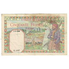 Banknote, Algeria, 50 Francs, 1940, 1940-11-02, KM:84, EF(40-45)