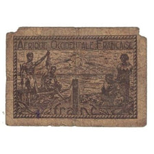 Banknote, French West Africa, 1 Franc, KM:34b, VG(8-10)