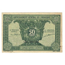 Banknote, FRENCH INDO-CHINA, 50 Cents, KM:91a, EF(40-45)