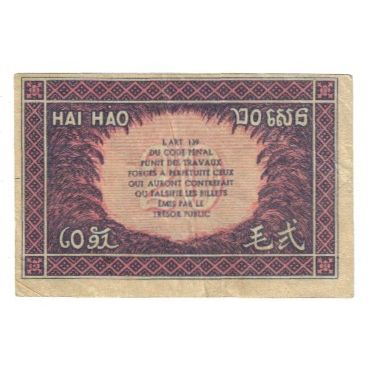 Banknote, FRENCH INDO-CHINA, 20 Cents, KM:90, UNC(63)