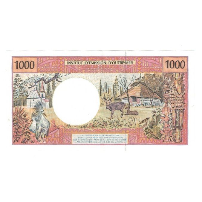 Banknote, Tahiti, 1000 Francs, KM:27d, UNC(65-70)