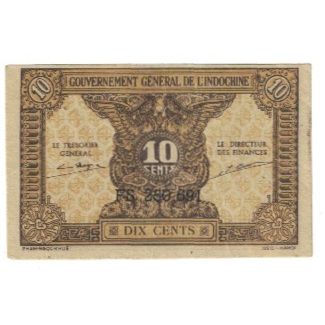 Banknote, FRENCH INDO-CHINA, 10 Cents, KM:89a, UNC(63)