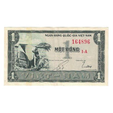 Banknote, South Viet Nam, 1 D<ox>ng, KM:11a, EF(40-45)