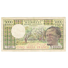 Billete, 5000 Francs, Yibuti, KM:38d, MBC