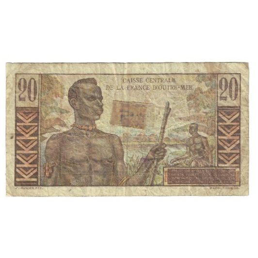 Saint Pierre and Miquelon, 20 Francs, VF(20-25), KM:24