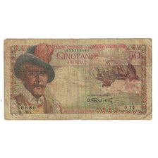 Martinique, 50 Francs, VF(20-25), KM:30a