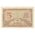 Billet, Madagascar, 5 Francs, KM:35, TTB