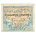 Francia, Lyon, 50 Centimes, 1918, Chambre de Commerce, BB, Pirot:77-3