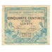 France, Lyon, 50 Centimes, 1915, Chambre de Commerce, EF(40-45), Pirot:77-3