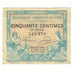 França, Lyon, 50 Centimes, 1915, Chambre de Commerce, EF(40-45), Pirot:77-3