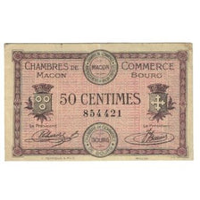 France, Macon, 50 Centimes, 1915, EF(40-45), Pirot:78-1