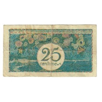 France, Nice, 25 Centimes, EF(40-45), Pirot:91-17