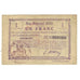 Frankrijk, PREMONT, 1 Franc, Bon Régional, TTB, Pirot:02-1309