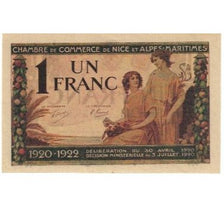 France, Nice, 1 Franc, 1920, UNC(65-70), Pirot:91-11