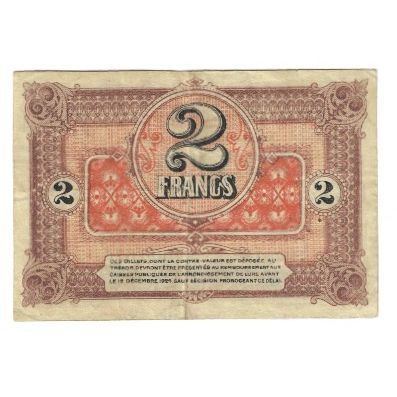 Francia, Lure, 2 Francs, 1921, Chambre de Commerce, BB, Pirot:76-39