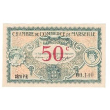 France, Marseille, 50 Centimes, 1917, Chambre de Commerce, UNC(65-70)