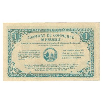 France, 50 Centimes, MARSEILLE, Undated (1918), Undated (1918), Marseille, SUP