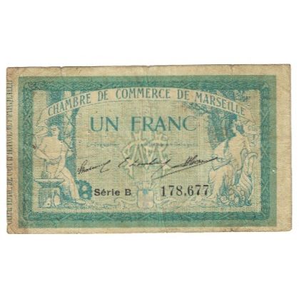 France, 50 Centimes, MARSEILLE, Undated (1918), Undated (1918), Marseille, TTB