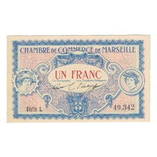 France, Marseille, 1 Franc, 1917, Chambre de Commerce, UNC(65-70), Pirot:79-64