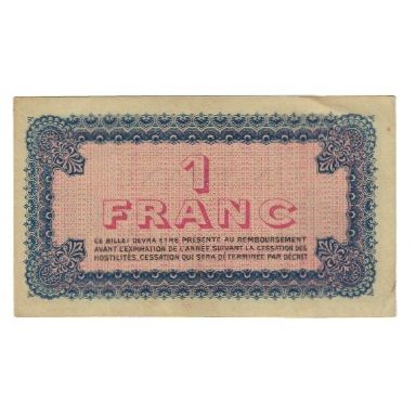 France, Lyon, 1 Franc, 1915, EF(40-45), Pirot:77-19